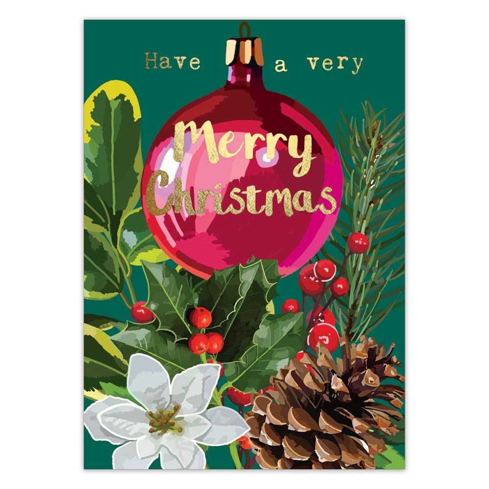 Have A Very Merry Christmas Greeting Card By Sarah Kelleher Uk