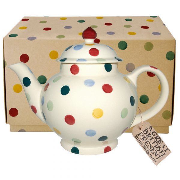 Emma Bridgewater Polka Dot 4 Mug Teapot Boxed