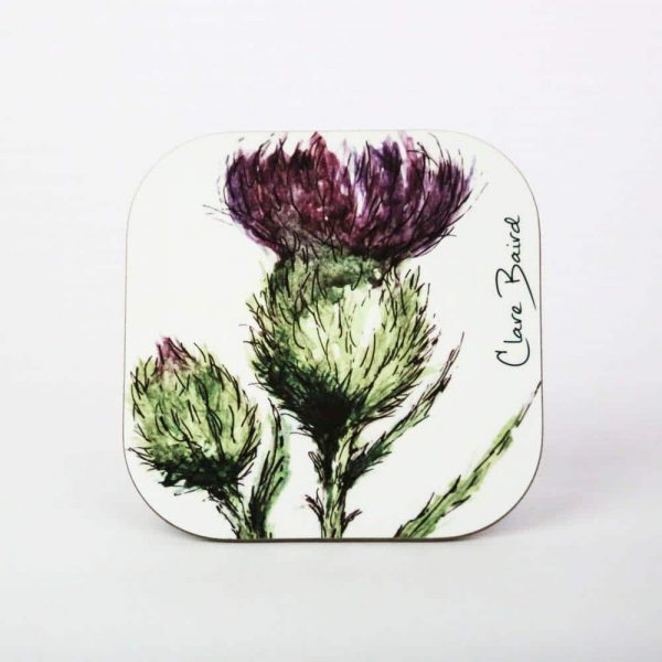Thistle Coaster - by Clare Baird