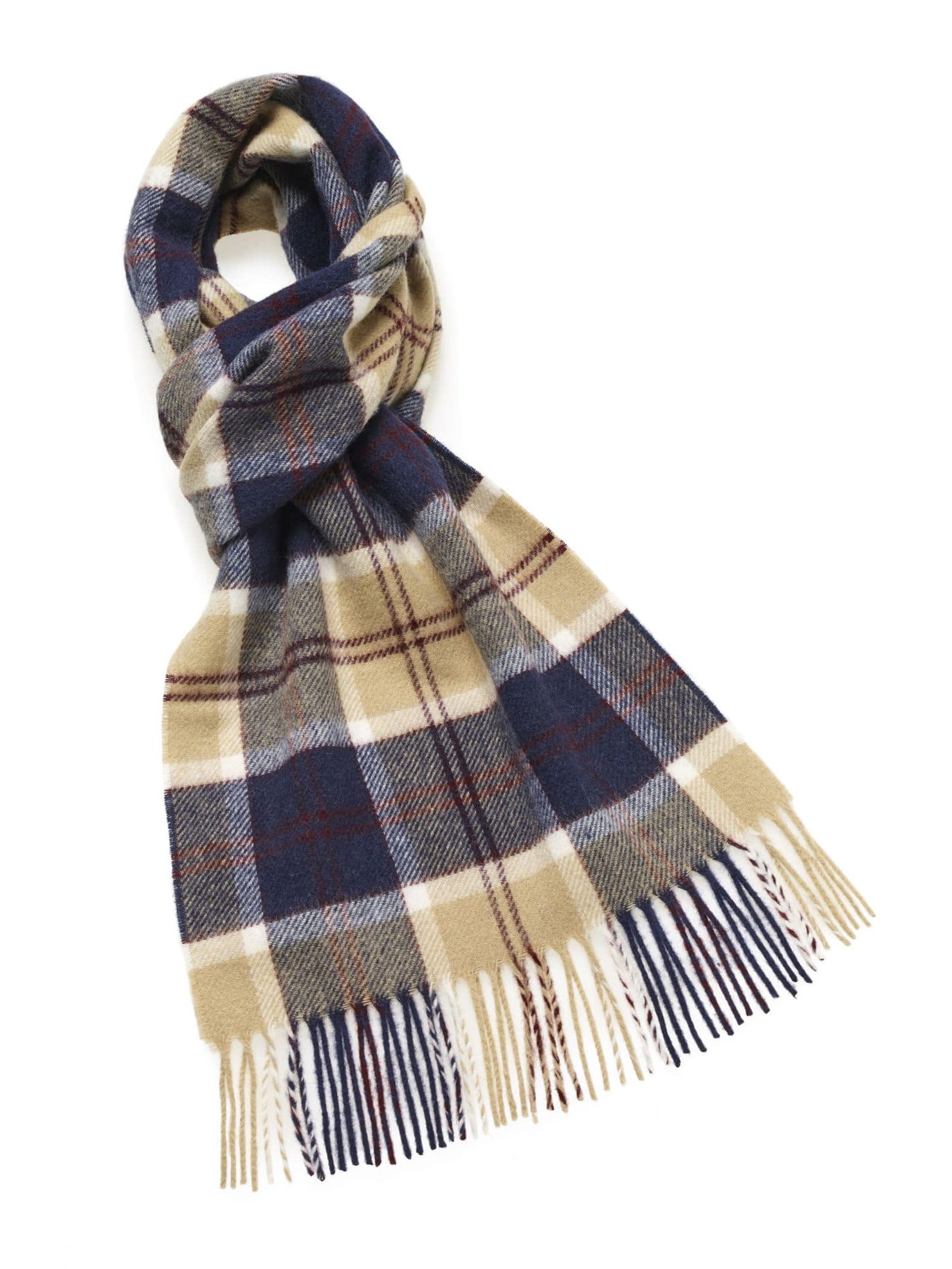 Tartan Scarf Collection - Bannockbane Navy - Bronte by Moon