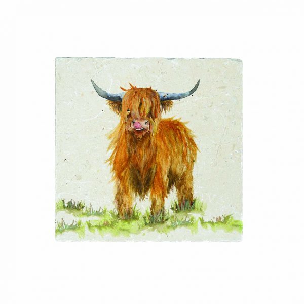Highland Cow Medium Platter - Kensington Collection by Kate of Kensington