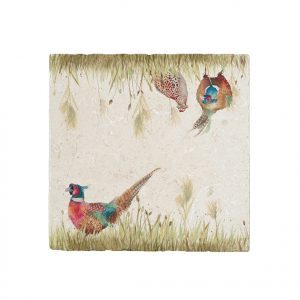 Pheasant in Grass Large Platter - Country Companions by Kate of Kensington