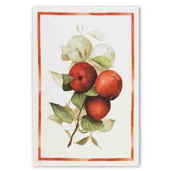 Apples - Linen Tea Towel - Made in Italy