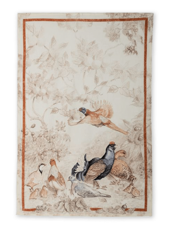 Grouse - Linen Tea Towel - Made in Italy
