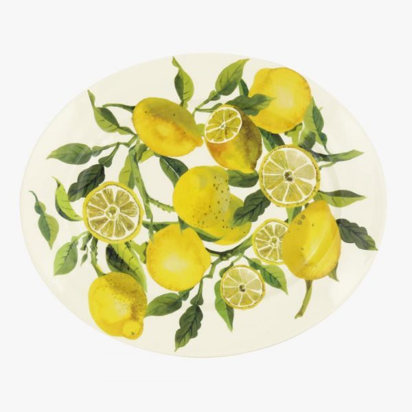Emma Bridgewater Vegetable Garden Lemons Medium Oval Platter