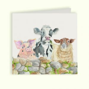 Farmyard Greetings Card - Kensington Collection by Kate of Kensington