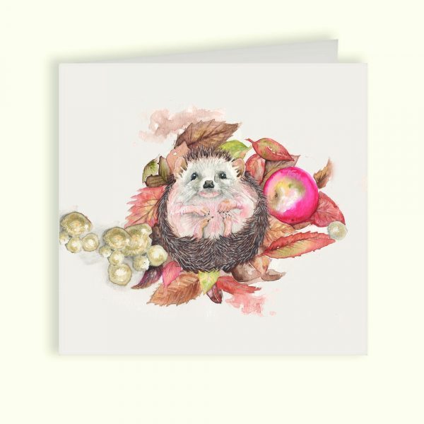 Hedgehog Greetings Card - Kensington Collection by Kate of Kensington