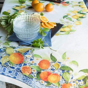 Sevillana Tablecloth 100% Linen Made in Italy