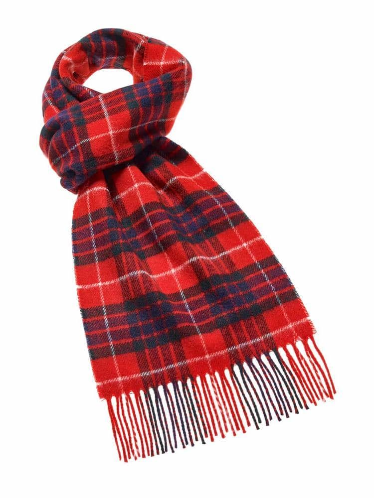 Tartan Scarf Collection - Red Fraser - Bronte by Moon - Finch & Lane