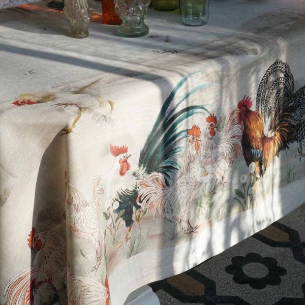Gauloise Tablecloth 100% Linen Made in Italy