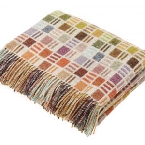 Multicolour Collection Throw - Multi Ribbon - Bronte by Moon