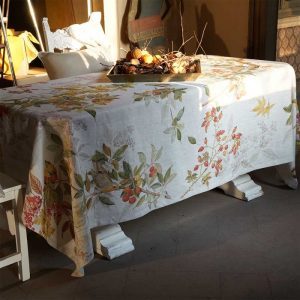 Arbousier Tablecloth 100% Linen Made in Italy