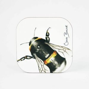 Bumble Bee Coaster - by Clare Baird