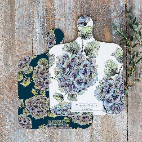Hydrangea MINI Chopping Board by Toasted Crumpet