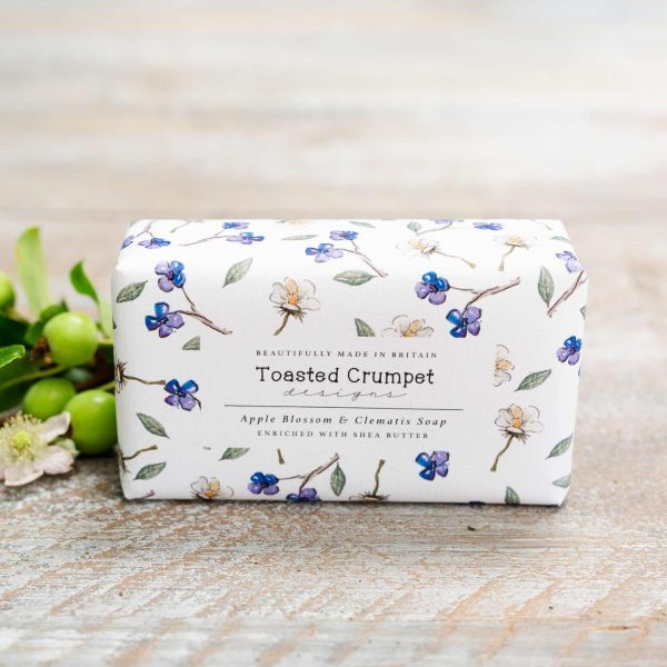 Apple Blossom & Clematis Soap by Toasted Crumpet
