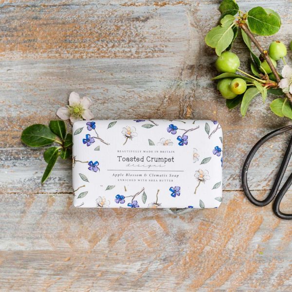 Apple Blossom & Clematis Soap by Toasted Crumpet