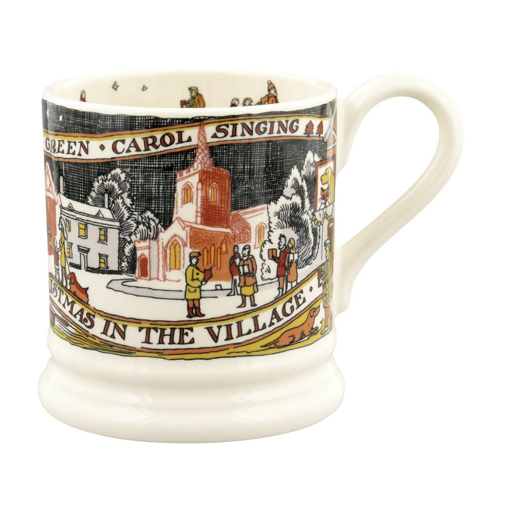 Emma Bridgewater Christmas In The Village 1/2 Pint Mug - Finch & Lane