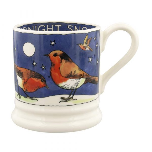 Emma Bridgewater Robins In The Snow 1/2 Pint Mug