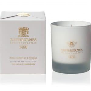 Camomile & Mimosa Botanical Candle Botanical Bee Collection by Rathbornes of Dublin