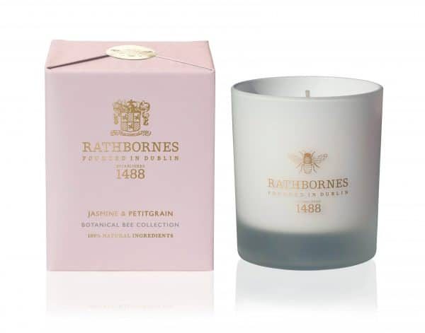 Jasmine & Petitgrain Candle - Botanical Bee Collection by Rathbornes of Dublin