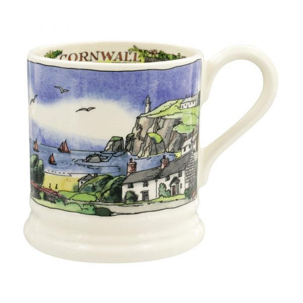 Emma Bridgewater Landscapes Of Dreams Cornish Beaches 1/2 Pint Mug