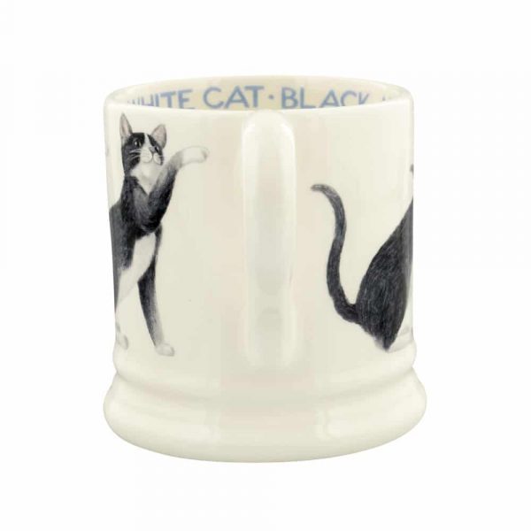 Emma Bridgewater Cats Black & White Cat 1/2 Pint Mug