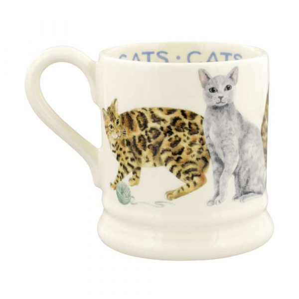 Emma Bridgewater Cats Cats All Over 1/2 Pint Mug