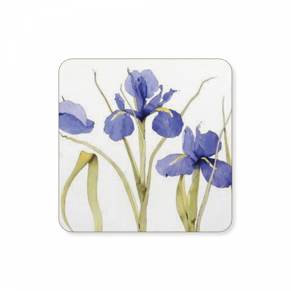 Blue Iris Coaster - Made in the UK