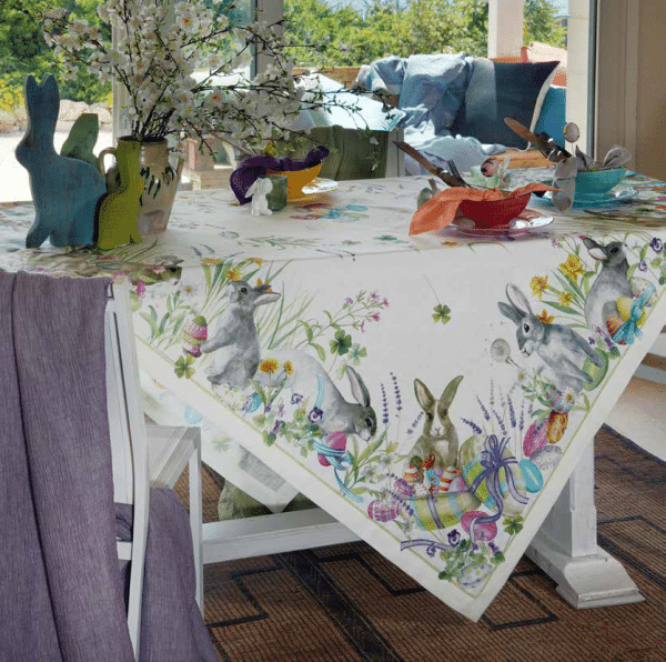 Easter Rabbit Tablecloth
