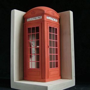 British Telephone Box Bookend by Timothy Richards UK