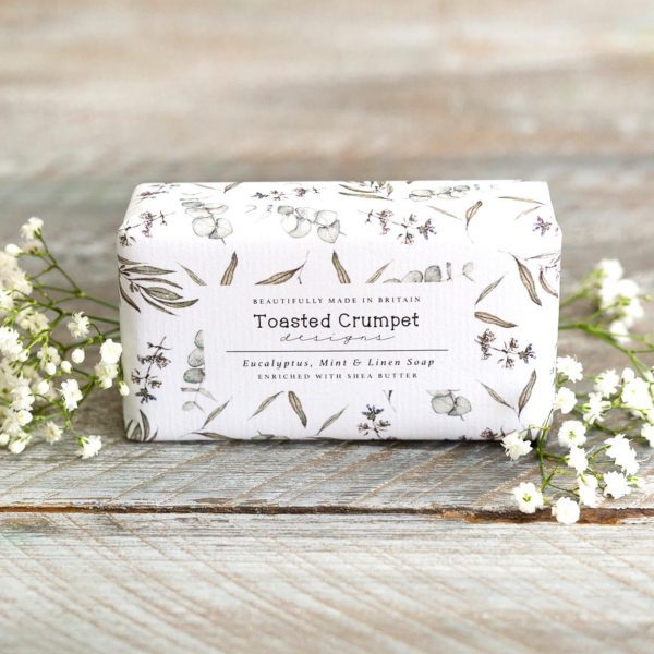 Eucalyptus Mint Linen Soap by Toasted Crumpet