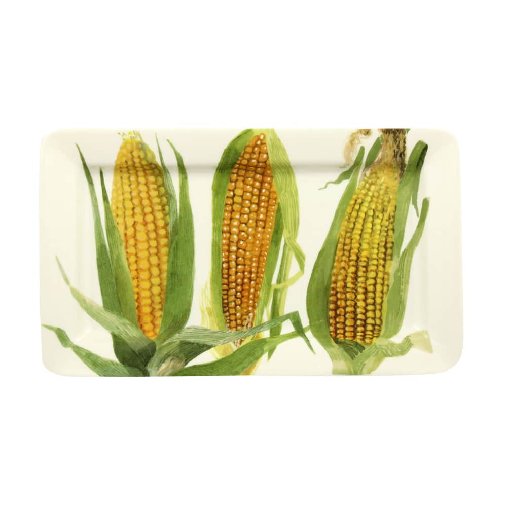 Emma Bridgewater Vegetable Garden Sweetcorn Medium Oblong Plate - Finch ...