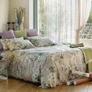 Sybylle Quilted Bedspread 100% Cotton Sateen Made in Italy