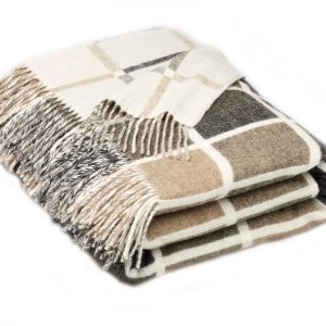 Multicolour Collection Throw Natural Bronte by Moon