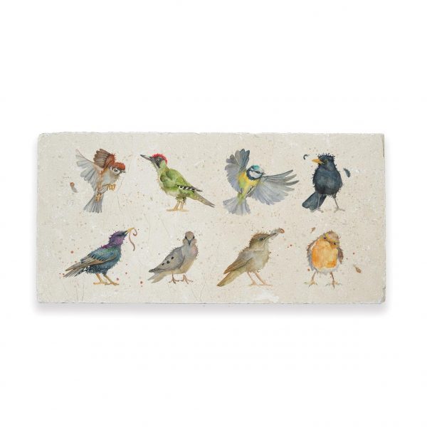 Birds Sharing Platter - British Collection by Kate of Kensington