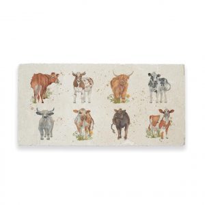 Cows Sharing Platter - British Collection by Kate of Kensington
