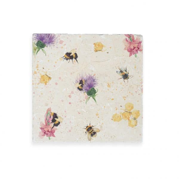 Thistles & Bees Medium Platter - Woodland Walk Collection by Kate of Kensington