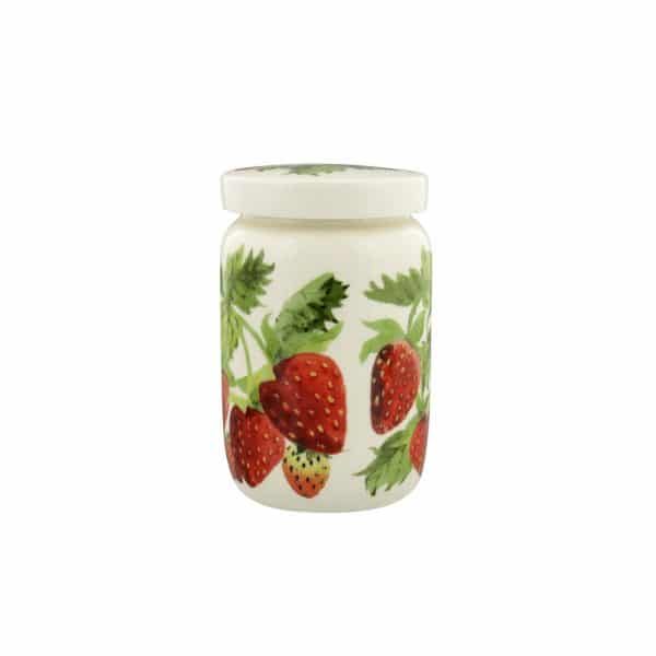 Emma Bridgewater Fruit Garden Strawberries Medium Jam Jar With Lid