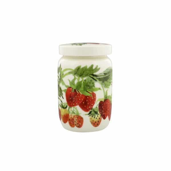 Emma Bridgewater Fruit Garden Strawberries Medium Jam Jar With Lid