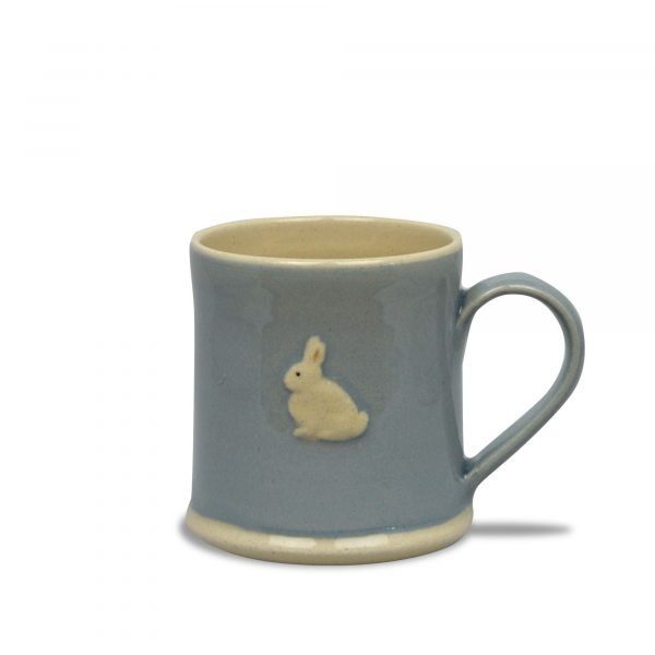 Bunny Espresso Mug - Denim Blue - by Jane Hogben (UK)