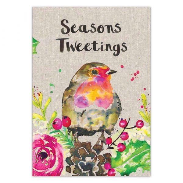 Season Tweetings Greetings Card by Sarah Kelleher
