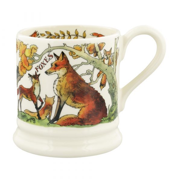 Emma Bridgewater Foxes & Jay 1/2 Pint Mug