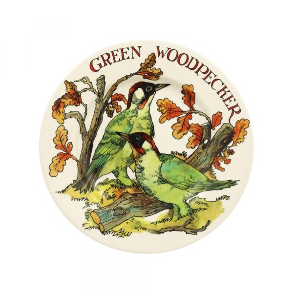 Emma Bridgewater Green Woodpecker 8 1/2" Plate