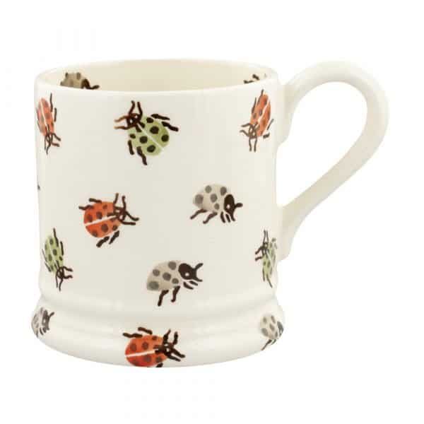 Emma Bridgewater Orange Ladybirds 1/2 Pint Mug