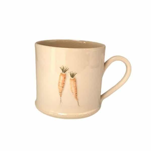 Carrot Mug - Cream - by Jane Hogben (UK)