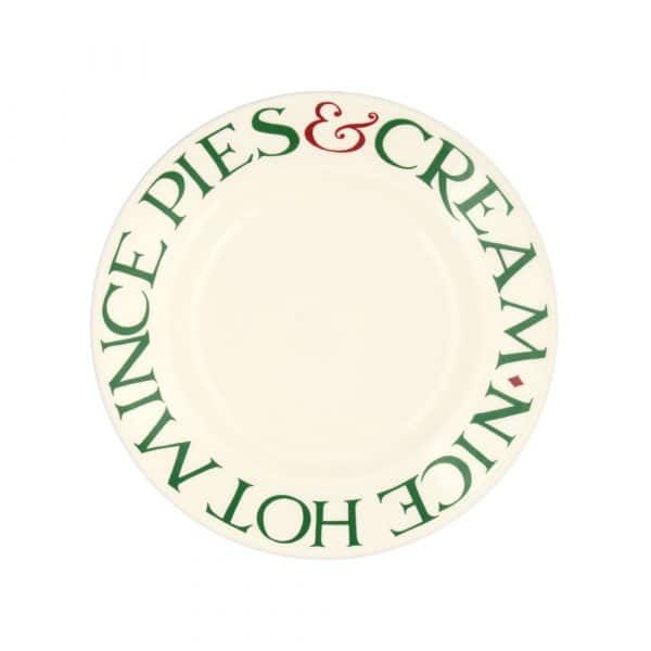 Emma Bridgewater Christmas Toast & Marmalade Mince Pies 8 1/2" Plate