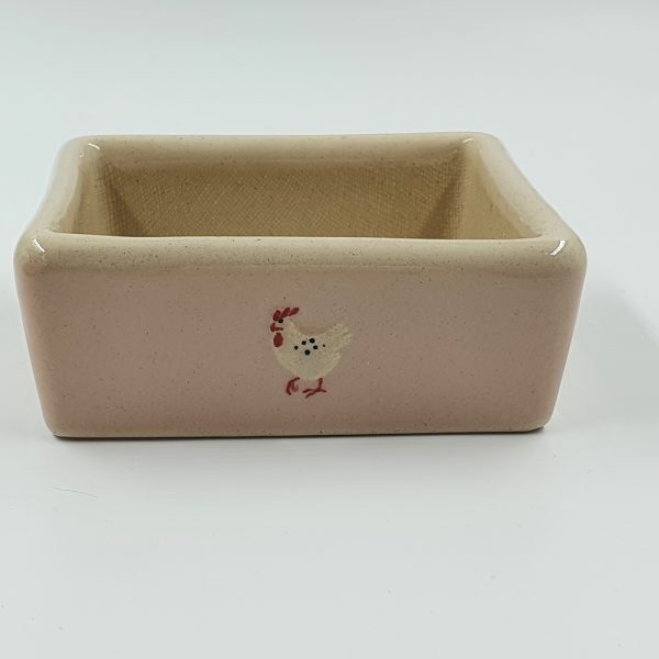 Hen Soap Dish - Pink - by Jane Hogben