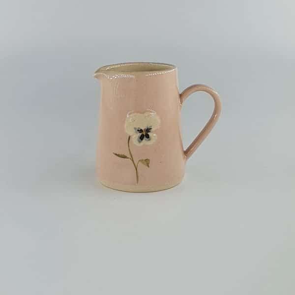 Pansy Tiny Jug - Pink - by Jane Hogben