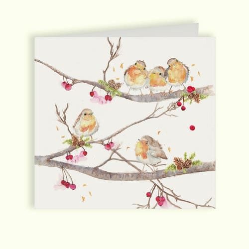 The Berry Branch Greetings Card - Kensington Collection by Kate of Kensington