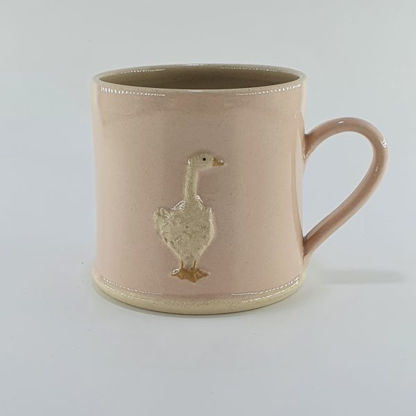 Goose Mug - Pink - by Jane Hogben